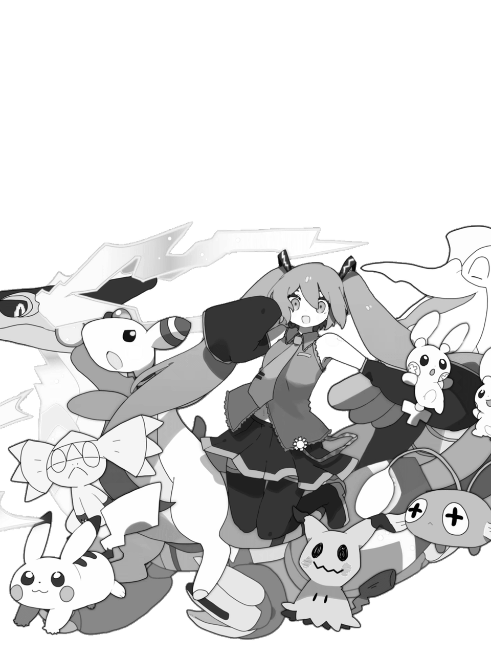 Vocaloid 5 for Other wallpaper featuring dynamic composition and digital art and more